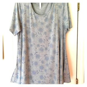 Lularoe Perfect T 2x floral print